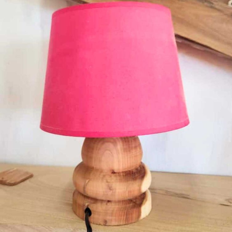 Atelier Boutik Artisanal woodwork of a light holder in Rodrigues Island by Mr. Hortense