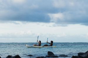 Kayaking with Otentika Nautique Tours