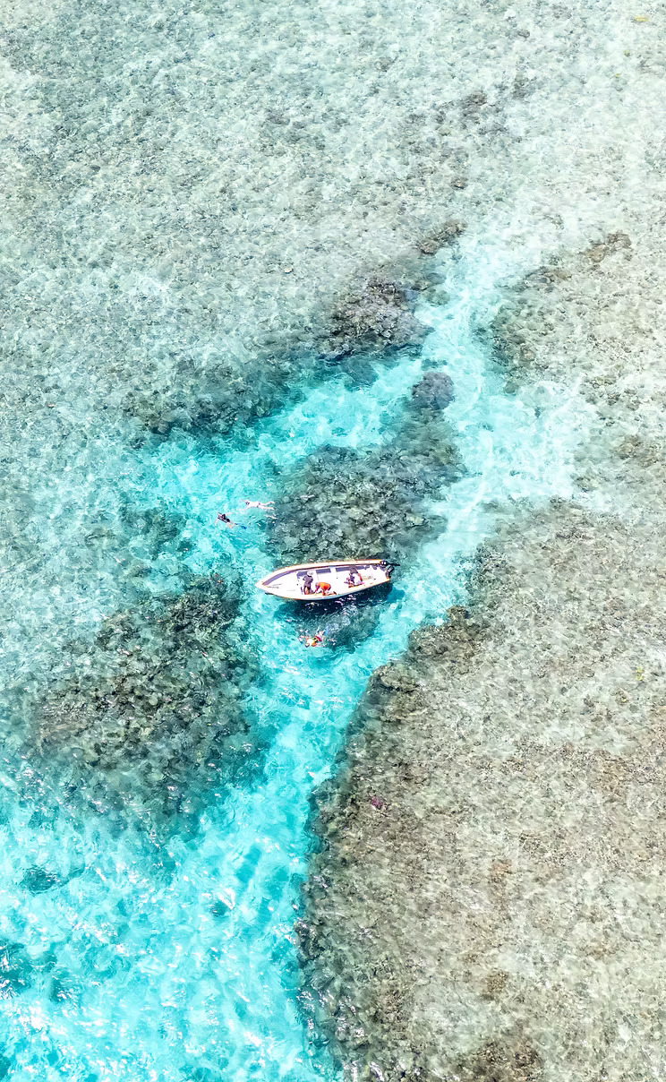 Snorkeling at Riviere Banane