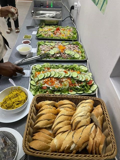 buffet at Villa du Sud