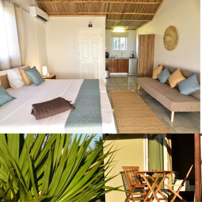 Ostrea Lodges room and outdoor